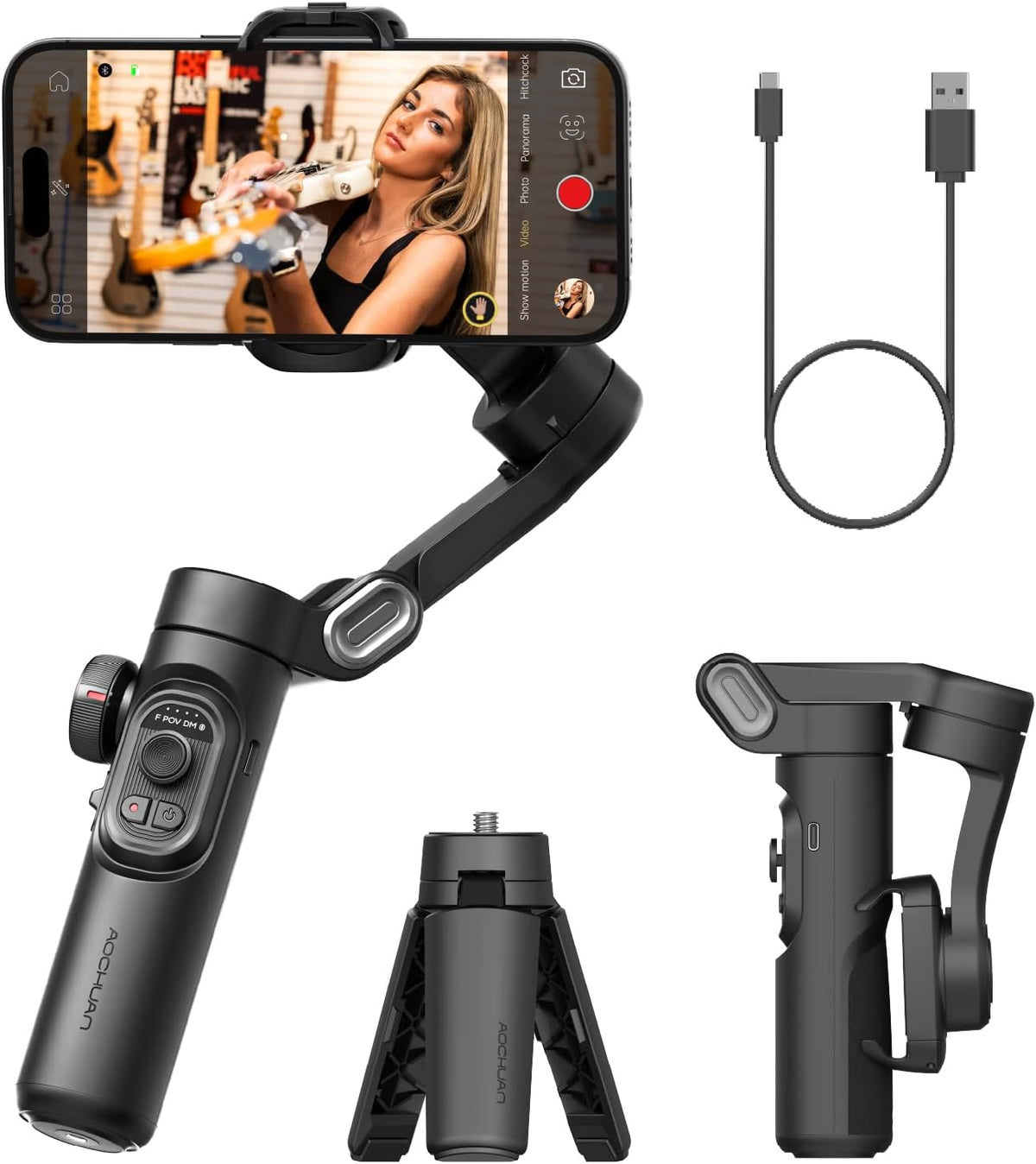 Cinematic Phone Gimbal Stabilizer