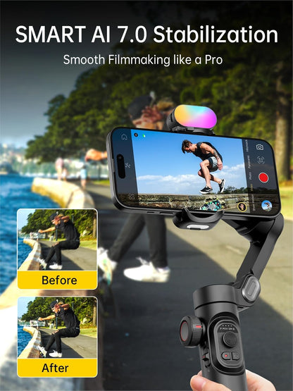 Cinematic Phone Gimbal Stabilizer